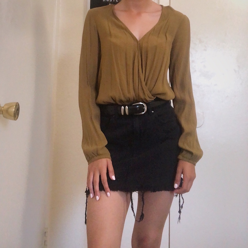 Olive bodysuit
